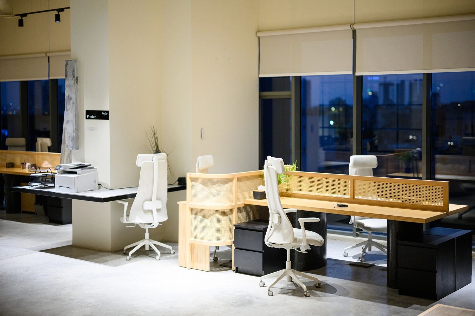 Modern commercial office interior representing business HVAC environments